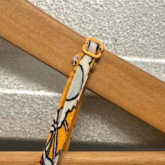 Old Navy Womens Floral Yellow Maxi Dress Cross Back Strappy Summer Boho Artsy - Picture 7 of 10